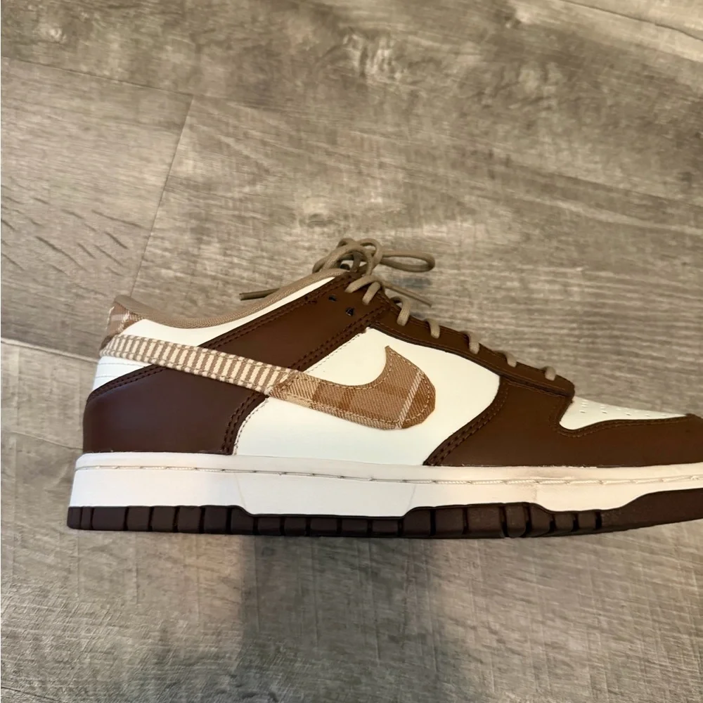 Nike dunks brown plaid checkered 6Y - Picture 4 of 4